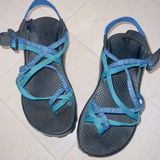 Chacos Chaco Blue Green Double Strap ZX/2 Unaweep Outdoor Hiking Sandals Photo 0