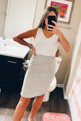 Harve' Benard Grey Skirt-size 6  Photo 0