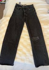 Levi’s Ribcage Straight Ankle Jeans Photo 0