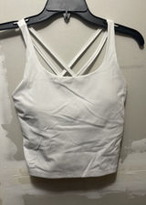 Cropped Cross Back Athletic Tank Photo 0