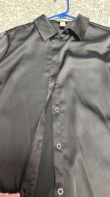 A New Day Long Sleeve Silk Button Down Photo 0