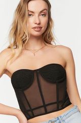 Forever 21 Mesh Corset Photo 0