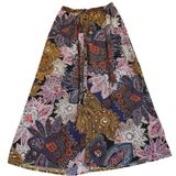 Anthropologie Vanessa Viriginia Paisley Maxi Button Down Lined Boho Skirt SZ M Photo 0