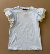 On Twelfth Ruffle Lace Sleeve Top Photo 0