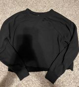 Distressed Cropped Sweater Photo 0