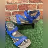 Baretraps  Donatella Womens blue  hiking walking casual sandals size 7.5 Photo 0