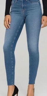 Good American Good Legs Skinny Raw Hem Sz 29 Photo 0