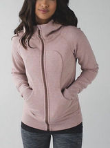 UNICORN! Lululemon Scuba Hoodie III Heathered Bark Berry Jacket Size 6 2015 Photo 0