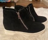 Boutique Black Wedge Sneaker Photo 0