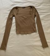 ZARA Long Sleeve Crop Top Photo 0