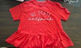 Nc state Wolfpack frilly crop top Photo 0