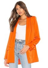 L'Academie The Fleur Blazer Orange Photo 0