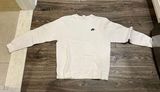 Nike White Crew Neck Sweatshirt Photo 0