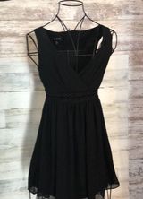 A Byer A.Byer black dress black mini dress thick straps flowy lace dress causal… Photo 0