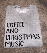 Coffee And Christmas Sweatshirt Photo 0