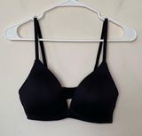 Maidenform  Wireless Triangle Bra Lightweight Black Sz 36B P07155 Photo 0