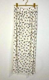 🆕 Jon & Anna Off White and Floral Pattern Long Skirt Photo 0