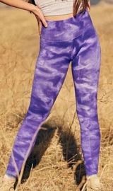 NWT Free People Good Karma Tie Dye Leggings in Atlas Mountain size XS/S Photo 0