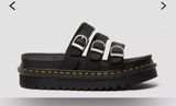 Dr. Martens Blaire Leather Slide Sandals Platform Size 10 Photo 0