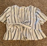 PacSun Striped Open Tie Shirt Photo 0