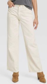 Universal Thread High Waisted White Jeans Photo 0
