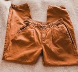 Free People Cya Later Skate Trousers cotton Tobacco Brown Slouchy Boyfriend Pant Photo 0