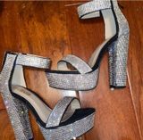 sparkly high heels Black Size 6.5 Photo 0