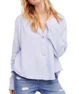 Free People White Henley Photo 0