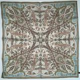 Talbots  Scarf Silk Cotton Blend Small Neck Pocket Purse Photo 0