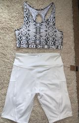 Forever 21 New Workout Biker short Set Size M Photo 0