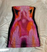 White fox mini dress Photo 0