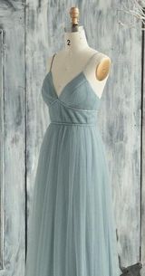 Dusty Blue Gown Photo 0