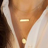 Boutique Gold Multi Layer Necklace Photo 0