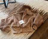 Alo Yoga Foxy Sherpa Jacket Camel S Photo 0
