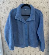Old Navy Powder Blue Sherpa Jacket Photo 0