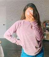 Altar'd State Comfy Purple Sweater Photo 0