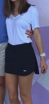 Nike Black Athletic Tennis Skirt Photo 0