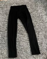 Aerie black leggings with side pockets size small Photo 0