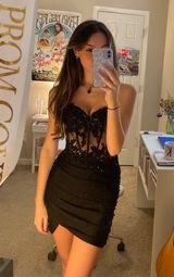 sherri hill corset dress 54776 Sherri Hill SHORT CORSET DRESS (54776) Black Size 0 - $200 (54% Off Retail)