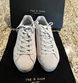 Rag and Bone NIB  Women’s Rb1 Low Top Suede Sneaker Off White  Photo 0