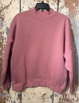 Mod Ref MockNeck Pink Sweatshirt with pockets, size Medium Photo 0