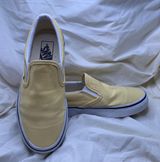 Vans Pastel Yellow Slip On Photo 0