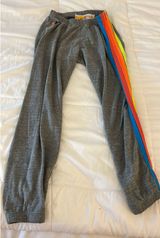 Aviator Nation Sweatpants 5 Stripe Heather Grey Photo 0