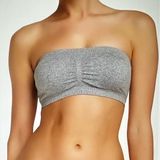 Free Press Seamless Bandeau Bra Grey Size S/M Photo 0