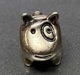 Pandora ALE 925 Retired Sterling Silver Spot the Dog Target Charm Photo 0