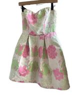 Anna Be Strapless Fit and Flare Dress Size‎ Small Green Photo 0