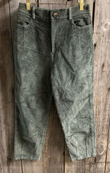 PRINCESS POLLY greenish/gray classic cords - size 4 Photo 0