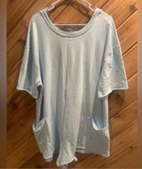 Free People Movement Hot Shot Tee Romper White Size L Photo 0