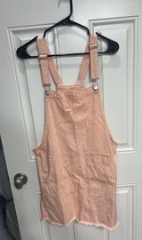 Cotton On Light Pink Overall Dress Photo 0