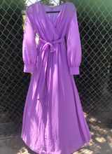 Light Purple Long Chiffon Dress Size M Photo 0